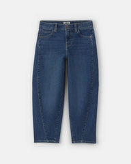 Boys Denim Baggy Barrel Jeans - Medium Wash