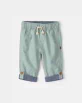 Baby Boy Linen Pants - Green