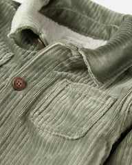 Baby Boy Recycled Ribbed Velour Jacket