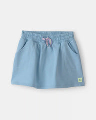 Toddler Girl French Terry Skort - Blue