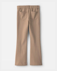 Girls Uniform Ponte Flare Pants - Khaki