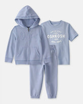 Toddler Boy 3-Piece OshKosh Logo Layering Set - Blue
