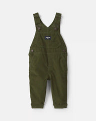 Baby Corduroy Overalls - Olive Green