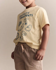 Toddler 'Favorite Ingredients' Relaxed Graphic Tee - Yellow