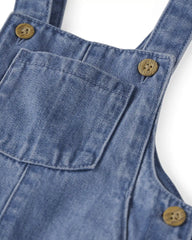 Baby Organic Cotton Denim Overalls