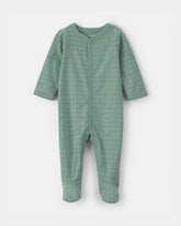 Baby Boy Dinosaur 100% Cotton Sleep & Play Pajamas - Green