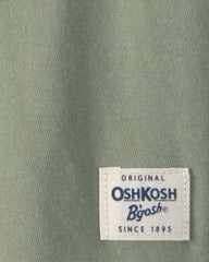 Toddler Boy Short-Sleeve Henley T-Shirt - Olive