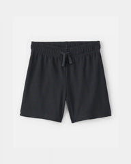 Toddler Boy Mesh Active Shorts - Black