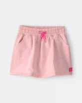 Toddler Girl French Terry Skort - Pink