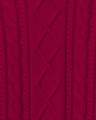 Boys Organic Cotton Cable Knit Sweater