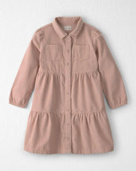 Girls Organic Cotton Corduroy Dress