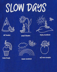 Toddler Boy Slow Days Graphic Tee - Blue