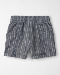 Toddler Boy 2-Piece Organic Cotton Gauze Top & Short Set
