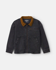 Toddler Boy Utility Barn Jacket - Black