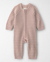 Baby Girl Organic Cotton Sweater Knit Jumpsuit
