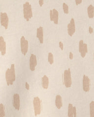 Baby Girl Dot Relaxed Peplum Top - Cream