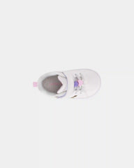 Baby Girl Every Step® First Walker Leopard Charm Sneakers - White