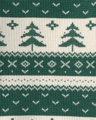 Baby 2-Piece Fair Isle Waffle Knit Pajamas Made with Organic Cotton