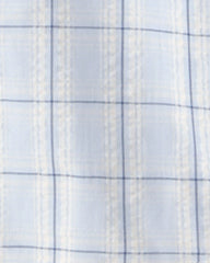 Toddler Boy 2-Piece Button-Down Shirt & Short Set - Blue