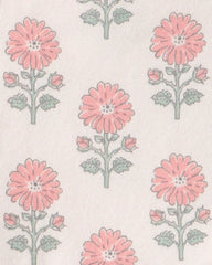 Baby Girl Organic Cotton Tiered Dress in Rosebud Petal Print