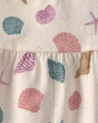 Toddler Girl 2-Pack Organic Cotton Knit Tanks in Seashells