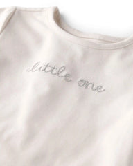 Baby Organic Cotton 'Little One' Embroidered Bodysuit