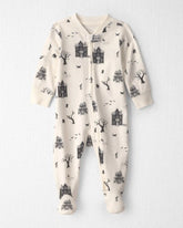 Baby Organic Cotton Sleep & Play Pajamas in Spooky Village