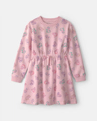 Girls Disney© Princess Long-Sleeve Dress - Pink