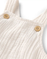 Baby Organic Cotton Gauze Shortalls