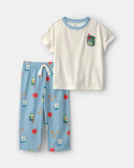 Toddler Boy Juice Box Short-Sleeve 2-Piece Pajama Set