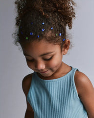 Toddler Girl Ribbed Playtime Tank Top - Pale Blue