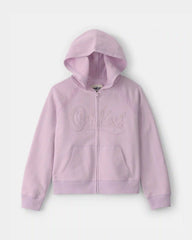 Girls OshKosh Logo Zip-Up Hoodie - Purple