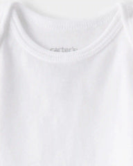 Baby 5-Pack Sleeveless Bodysuits - White