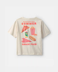 Boys 'Summer Snack Pack' Graphic Tee - Cream