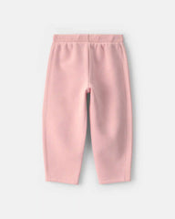 Toddler Girl Fleece Joggers - Pink