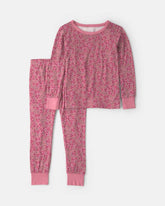 Toddler Girl 2-Piece Floral PurelySoftâ„¢ Snug Fit Pajama Set - Pink