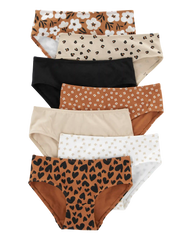 Kid 7-Pack Stretch Cotton Hipster Underwear