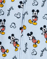 Baby Boy Disney© Mickey Mouse Snug Fit Cotton Footie 1-Piece Pajamas - Blue
