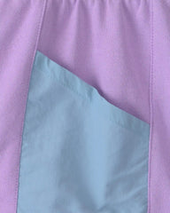 Toddler Girl French Terry Shorts - Purple/Blue