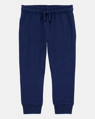 Toddler Boy Pull-On Drawstring Joggers - Blue