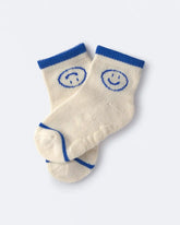 Toddler Emotions Crew Socks - Cream