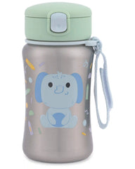 Besties Squad Stainless Steel Straw Bottle - Emmett Elephant