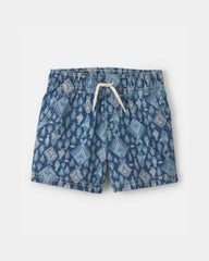 Toddler Boy Fish Denim Chambray Shorts