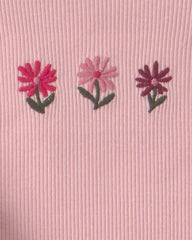 Toddler Girl 3-Piece Floral Long-Sleeve Layering Set - Pink/Red