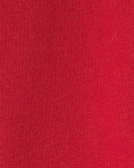 Baby Boy French Terry Zip-Up Hoodie - Red