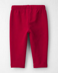 Baby Girl 2-Pack Fleece Leggings Made with Organic Cotton