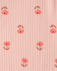 Baby Girl 3-Piece Floral Bodysuits & Pant Set - Pink