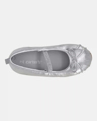 Toddler Ballet Slippers - Silver