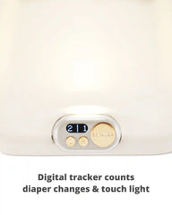 Nursery Style Light-Up Changing Pad & Diaper Tracker - Oat