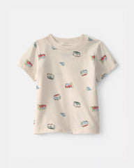 Baby 2-Piece Beachy Van Shortall Set - Blue